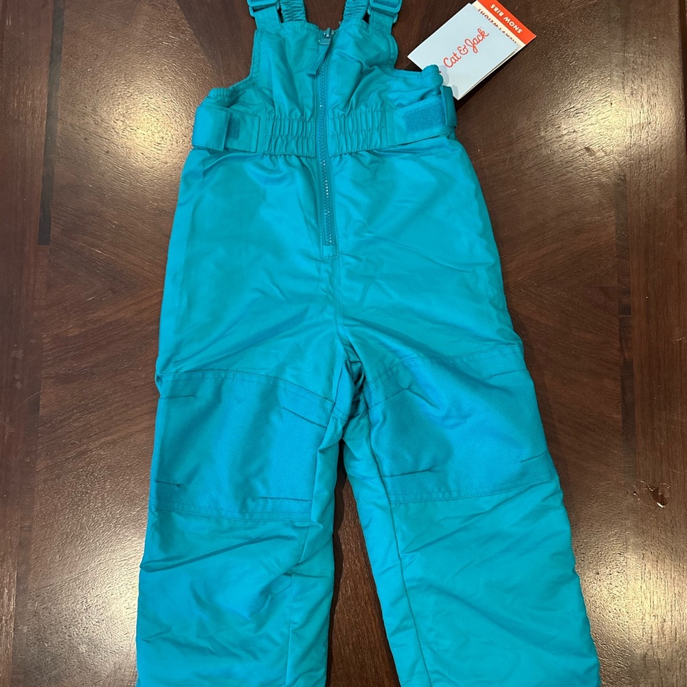 Cat & Jack Kids Teal Snow Bib